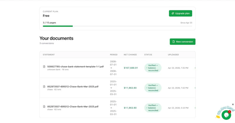pdftoexcel screenshot 5