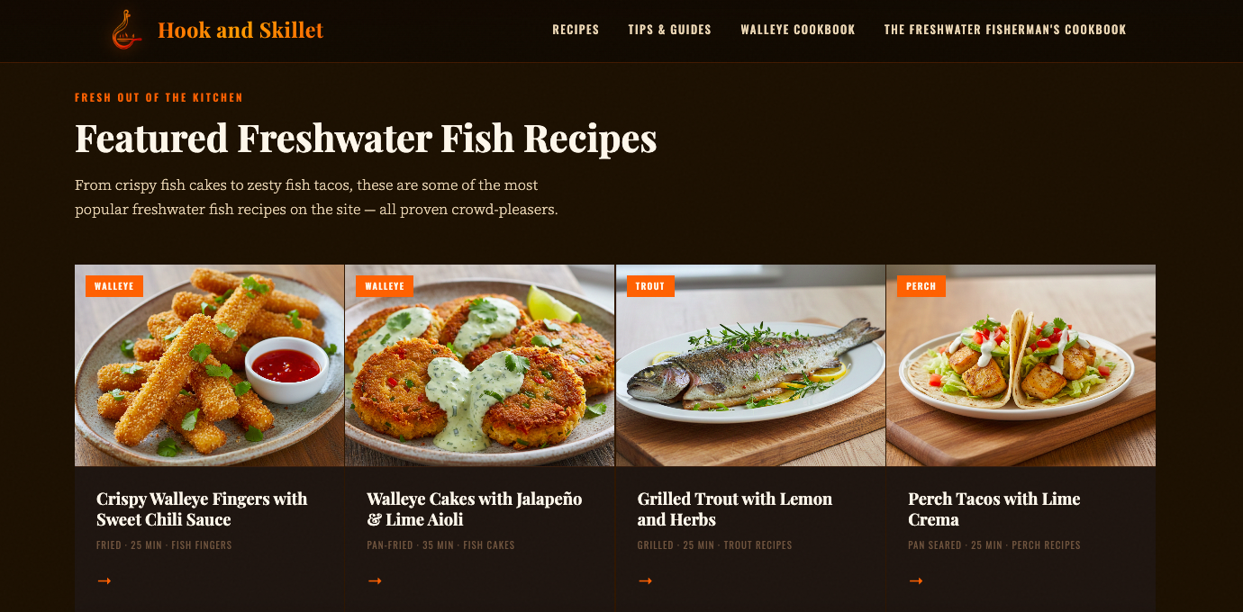Hook and Skillet - Main product screenshot demonstrating key features and user interface