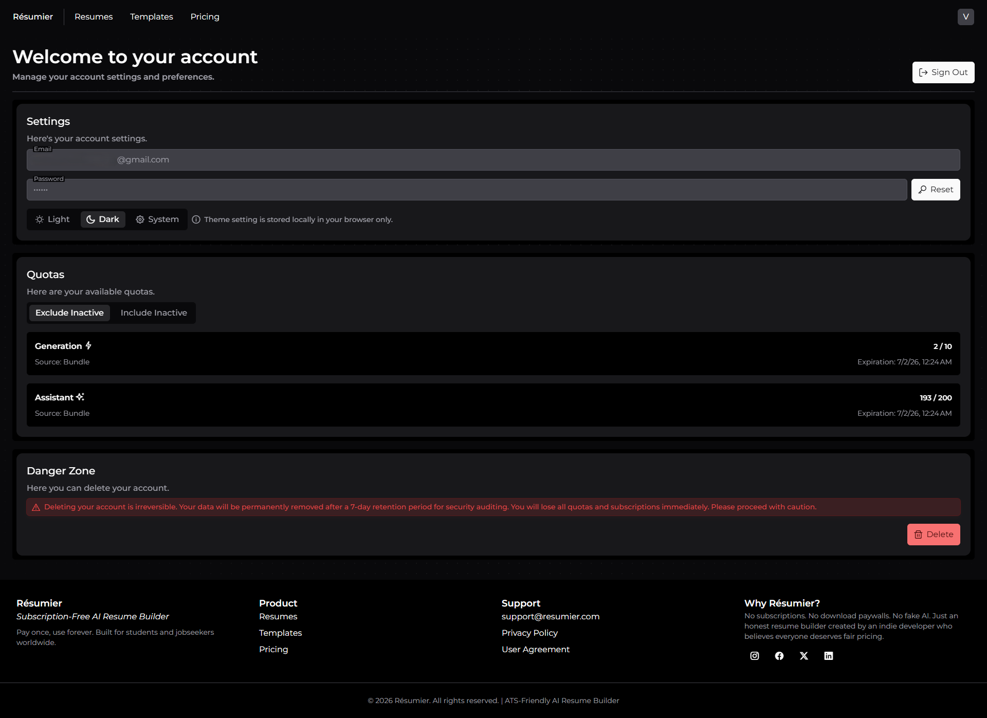 Résumier gallery image