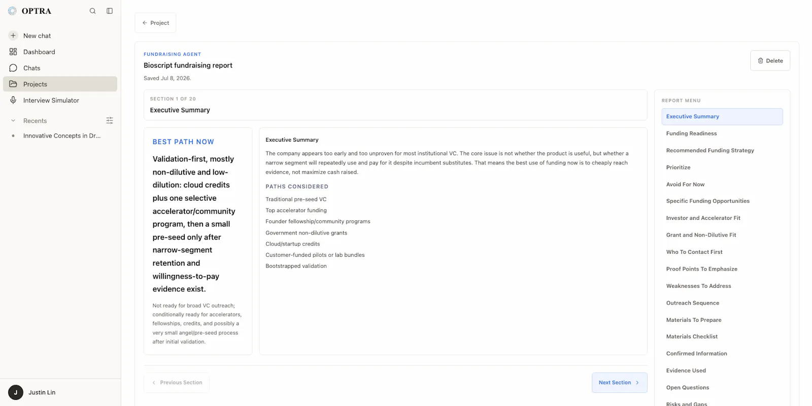 OPTRA for Startups screenshot 9