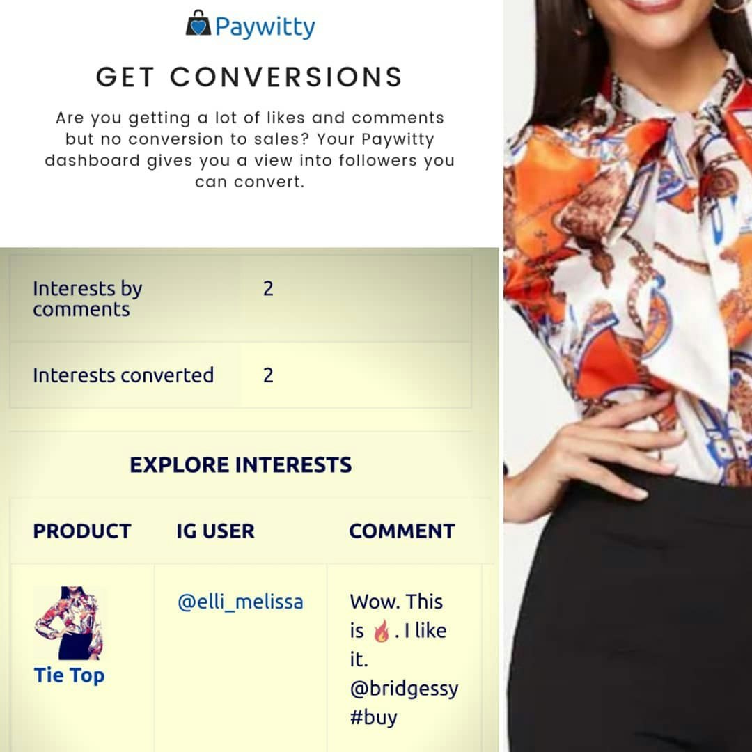 Paywitty - #1 Instagram Sales Tool gallery image