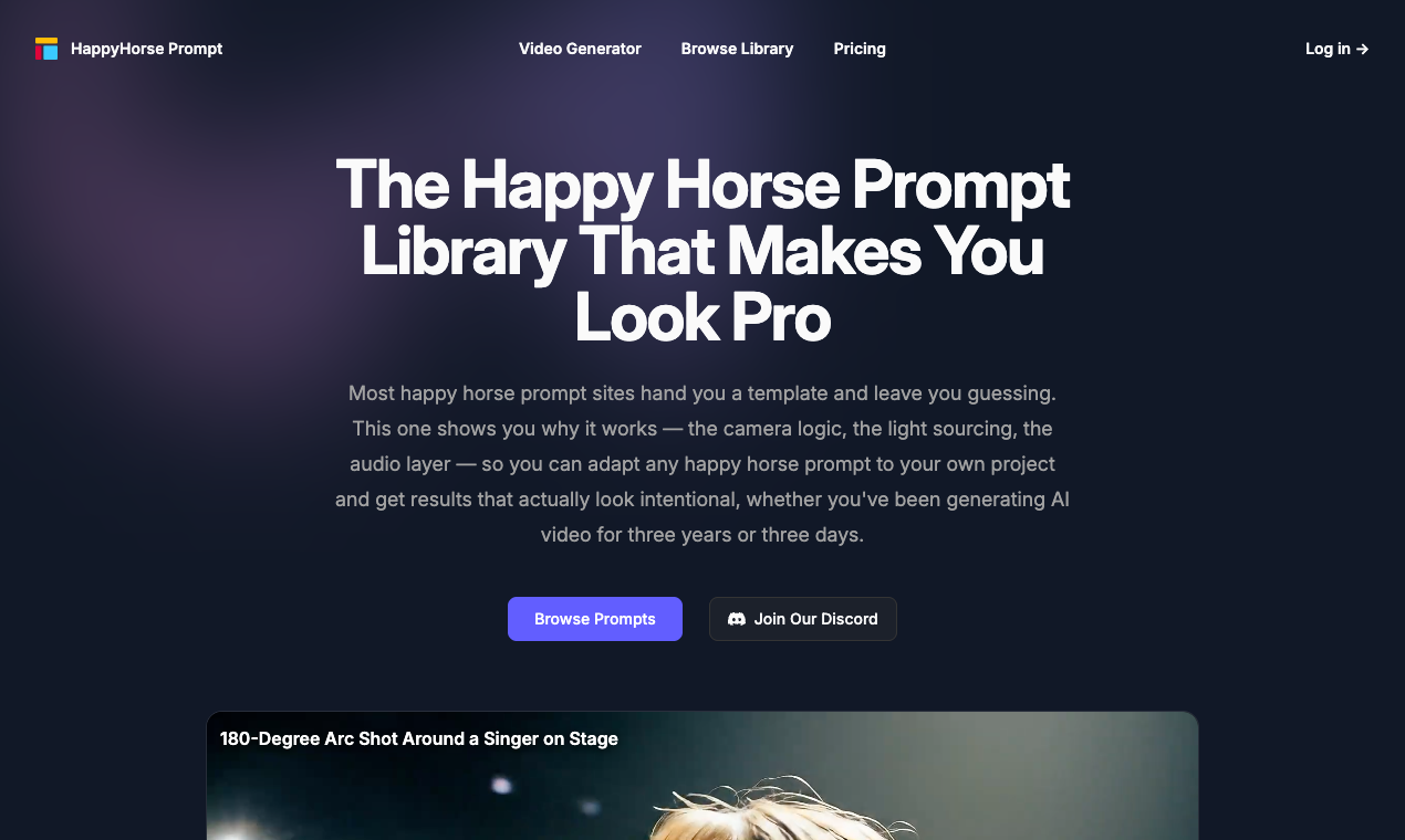 Happy Horse Prompt gallery image
