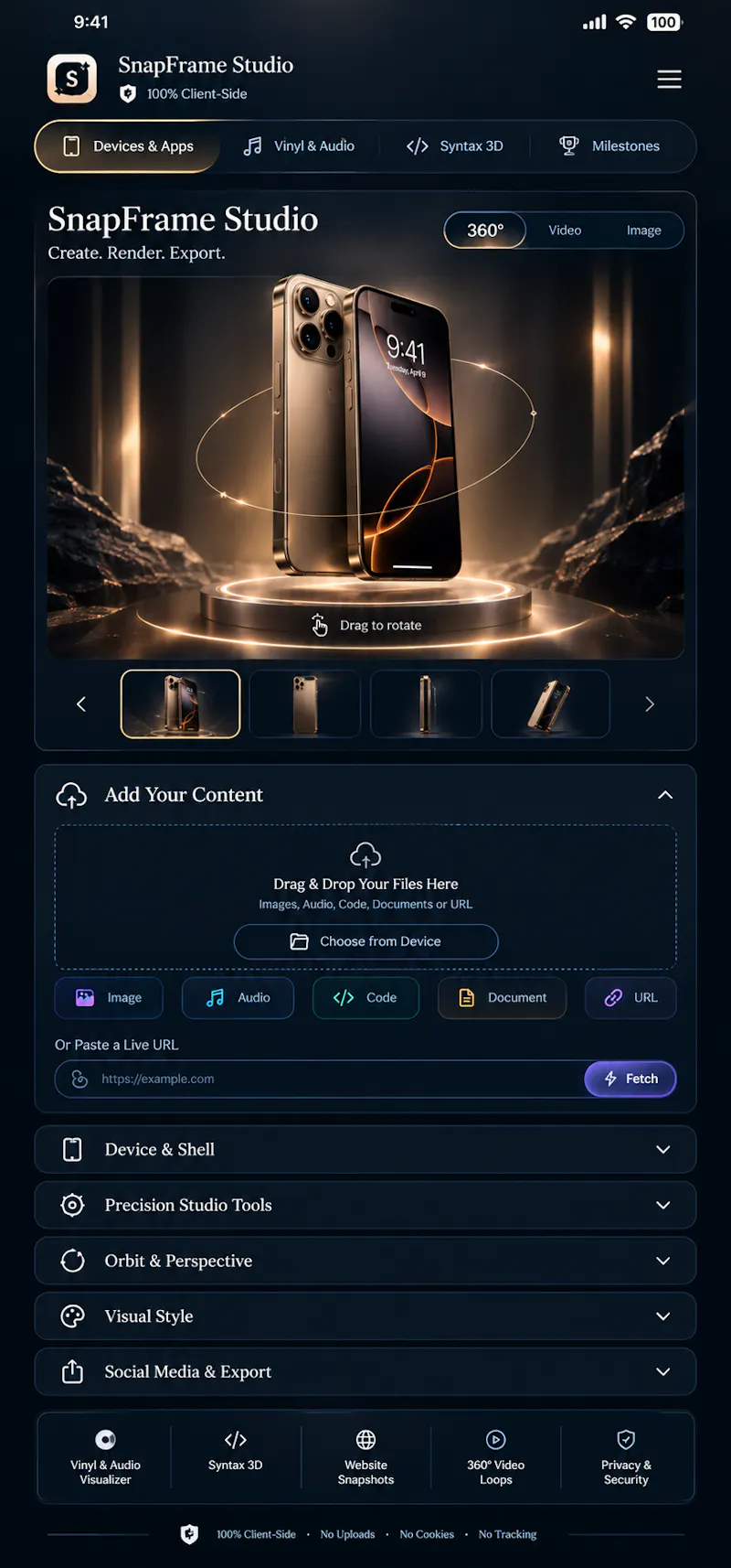 SnapFrame Studio screenshot 3
