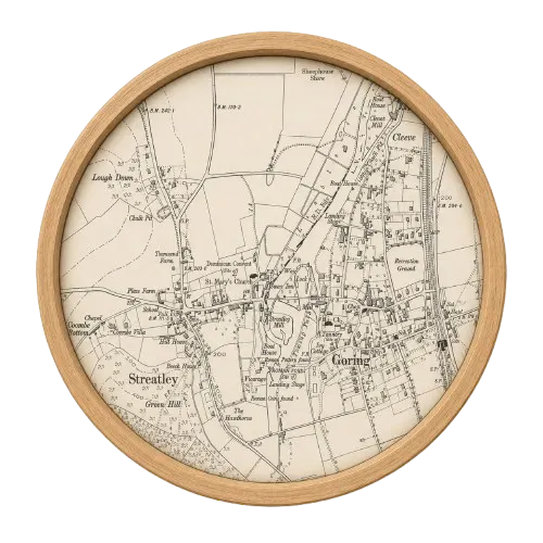 Retroland - Framed Historic Maps