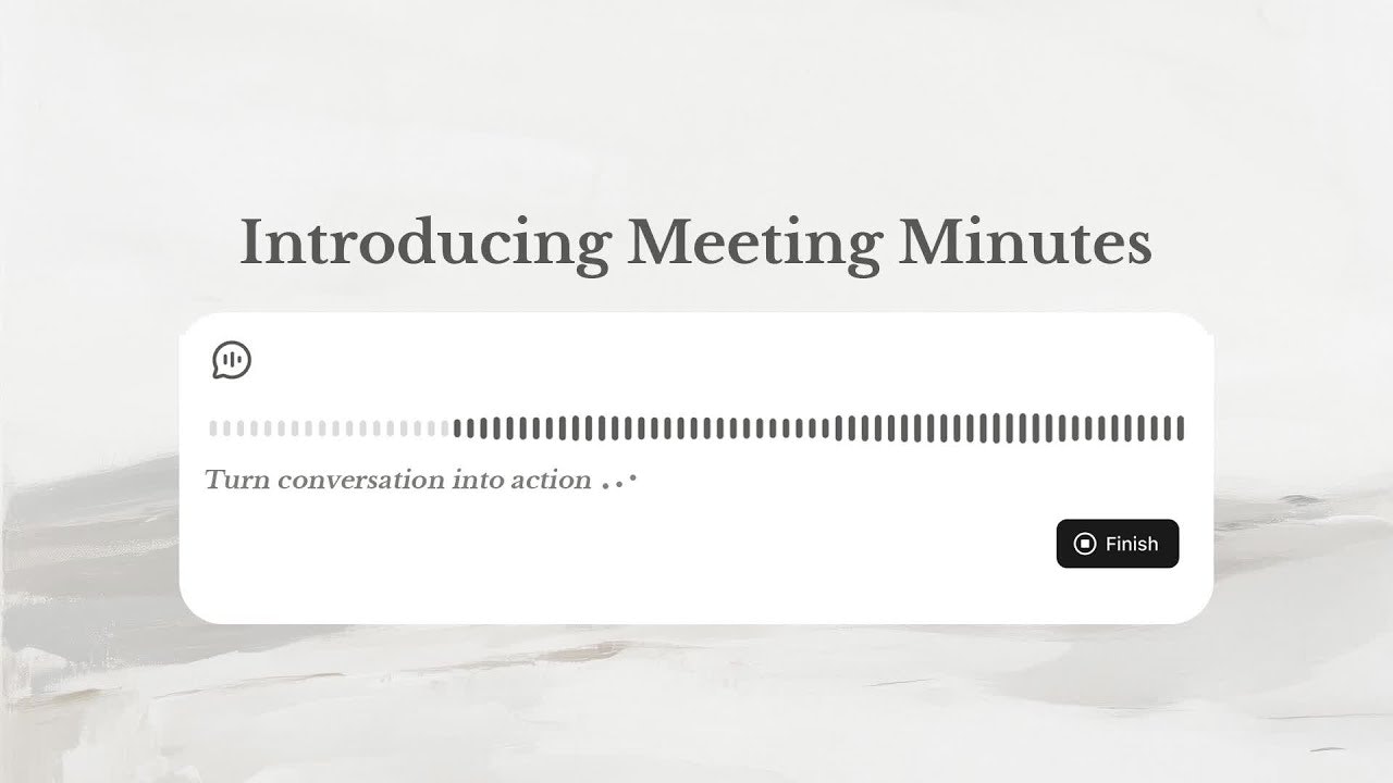 Manus Meeting Minutes gallery image