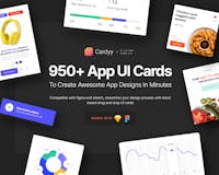 Cardyy - 950+ App UI Cards Kit media 1
