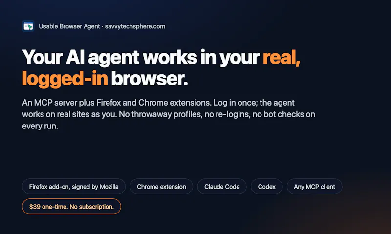 Usable Browser Agent screenshot 2