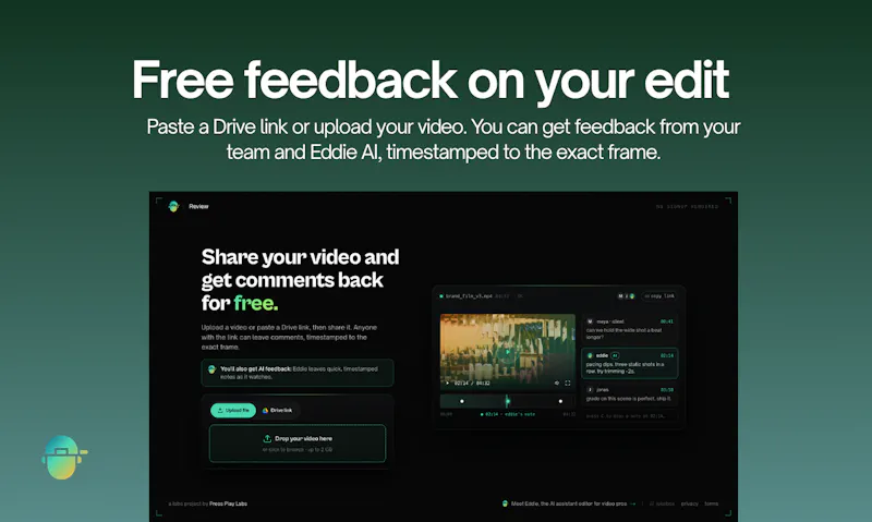 Review by Eddie AI screenshot 2