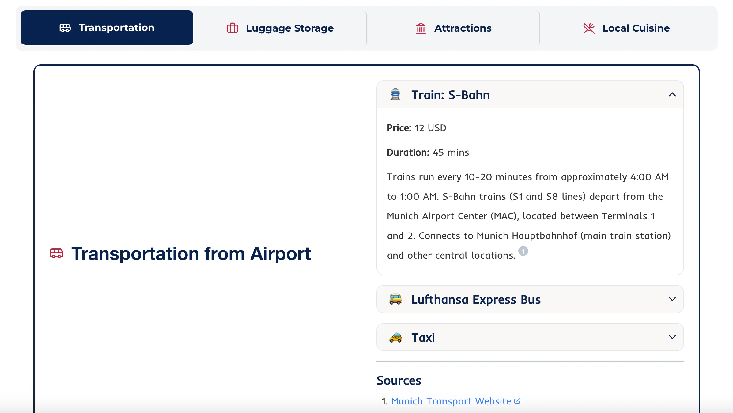 Layover Planner gallery image