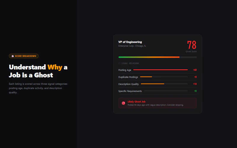 GhostJob screenshot 4