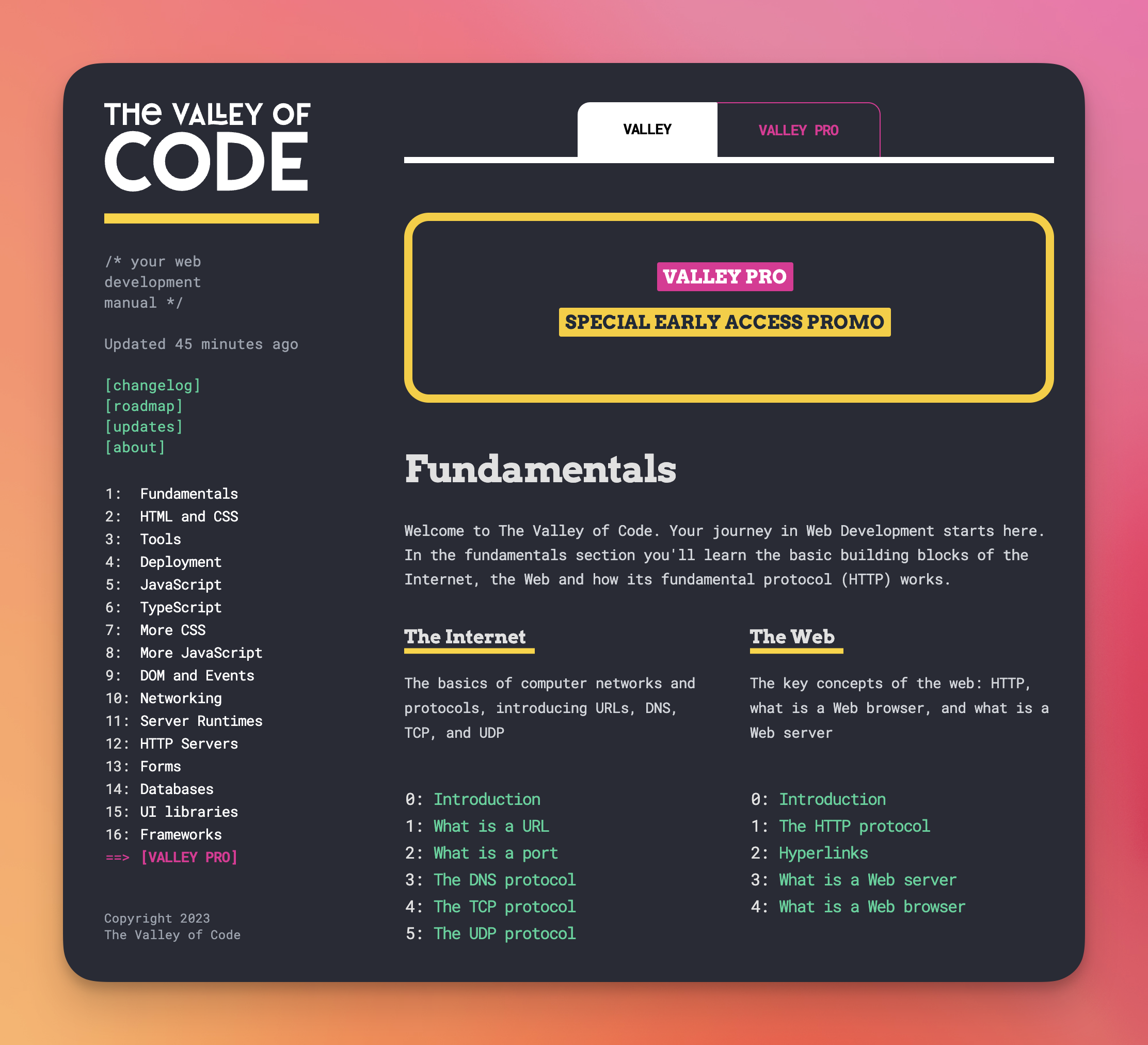 The Valley of Code media 1