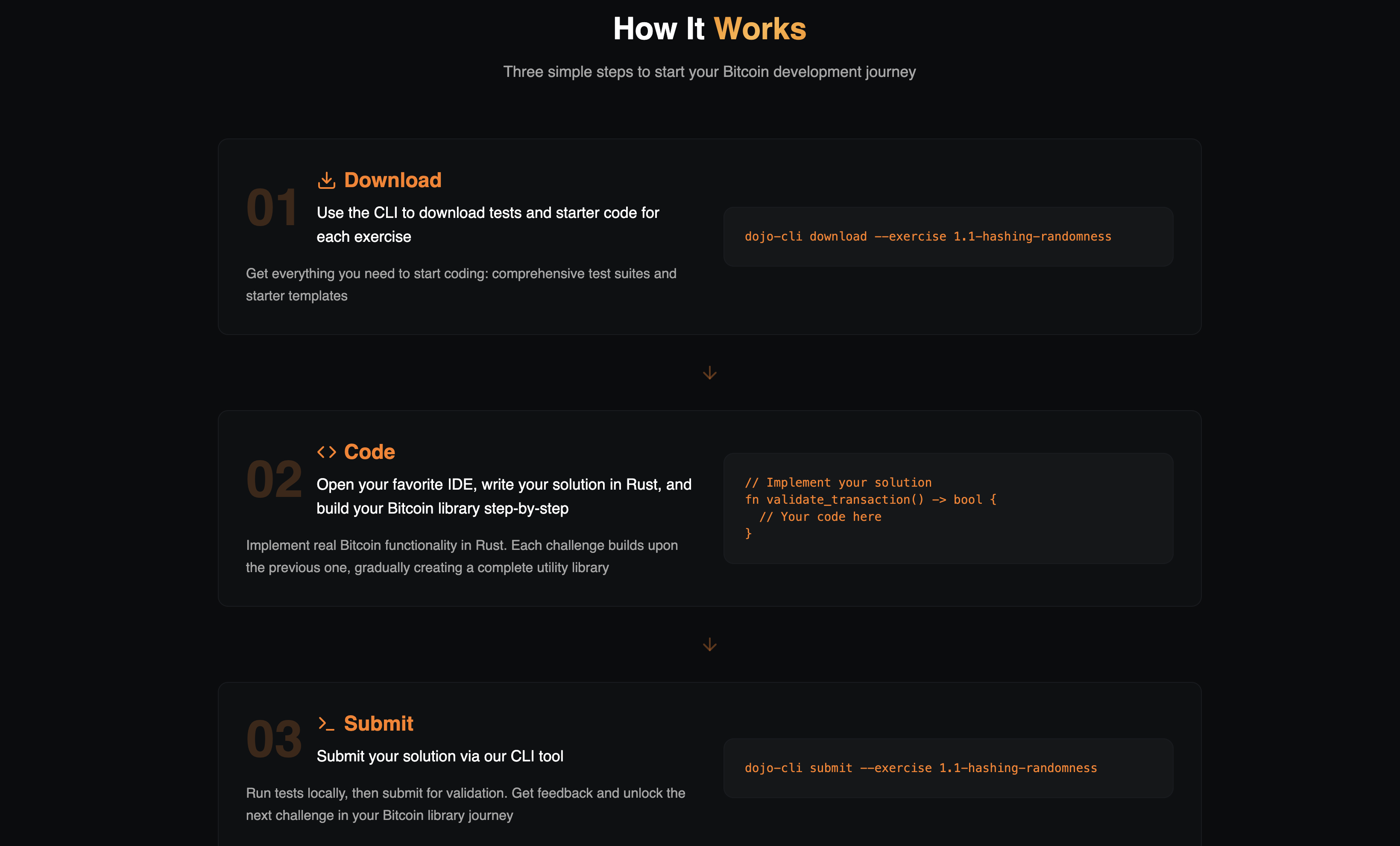 Bitcoin Dojo - Screenshot 3 showing product features and functionality