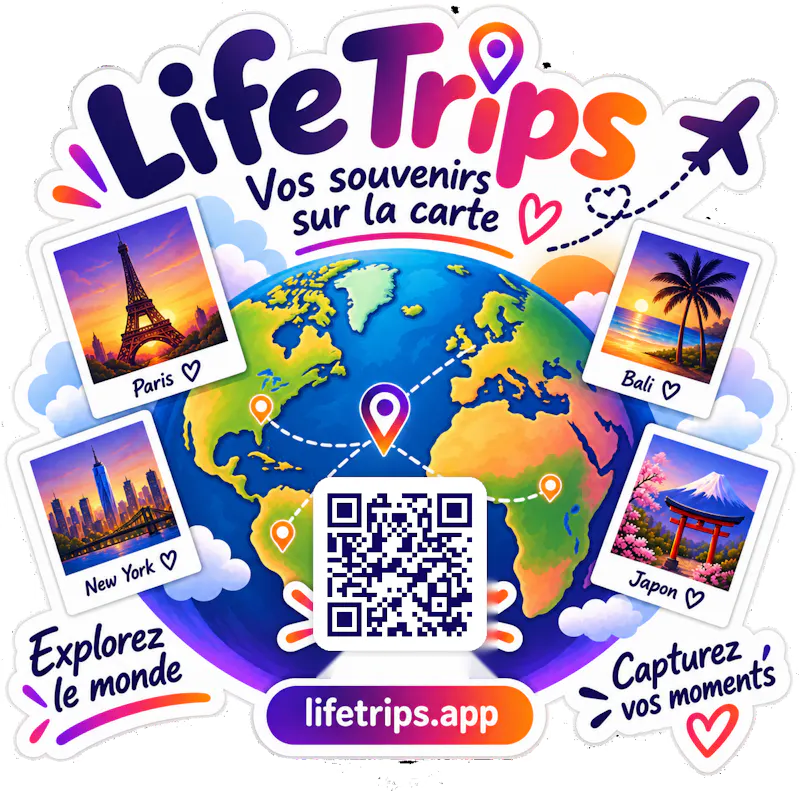 Life Trips — Vos voyages sur la carte screenshot 2