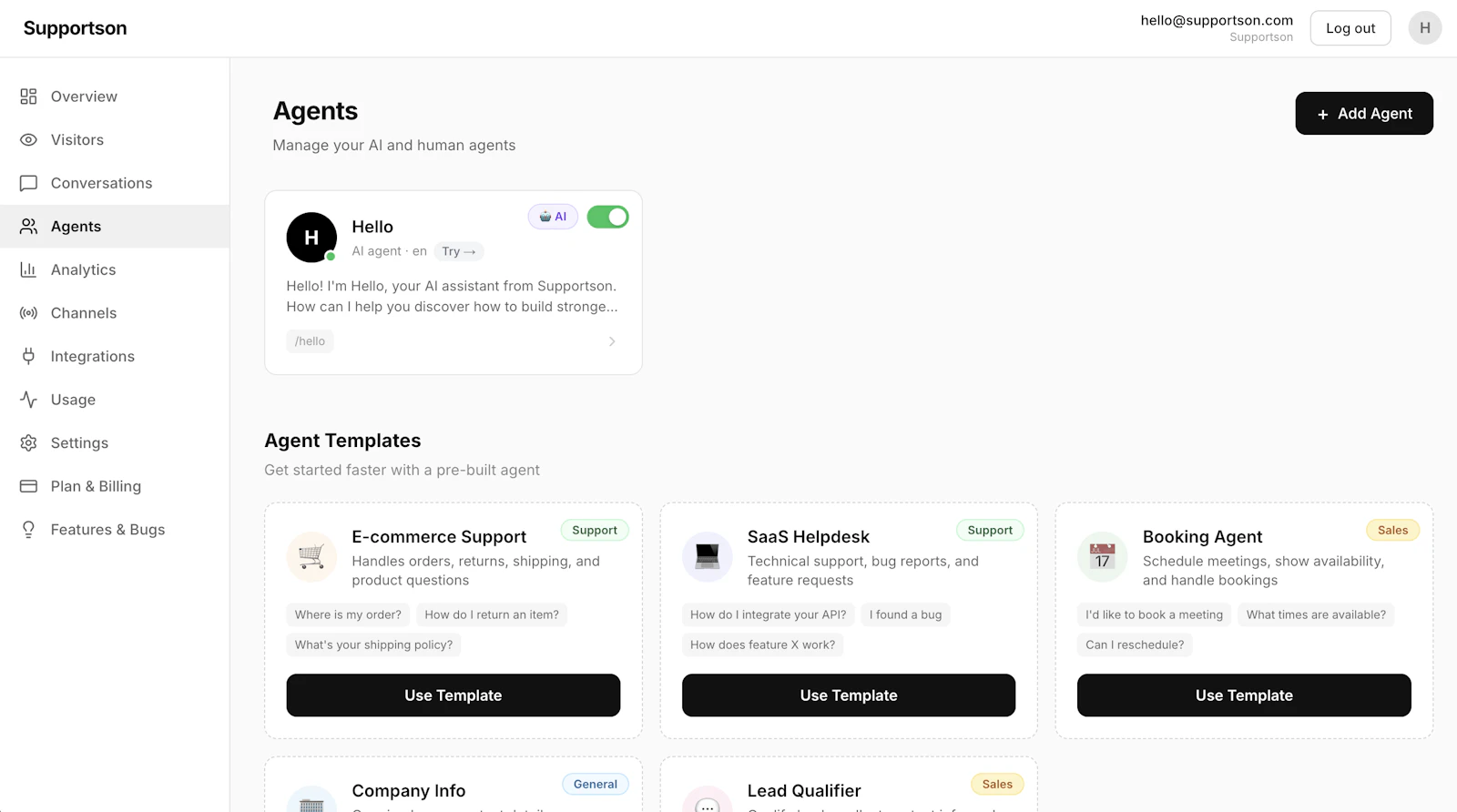Supportson screenshot 5