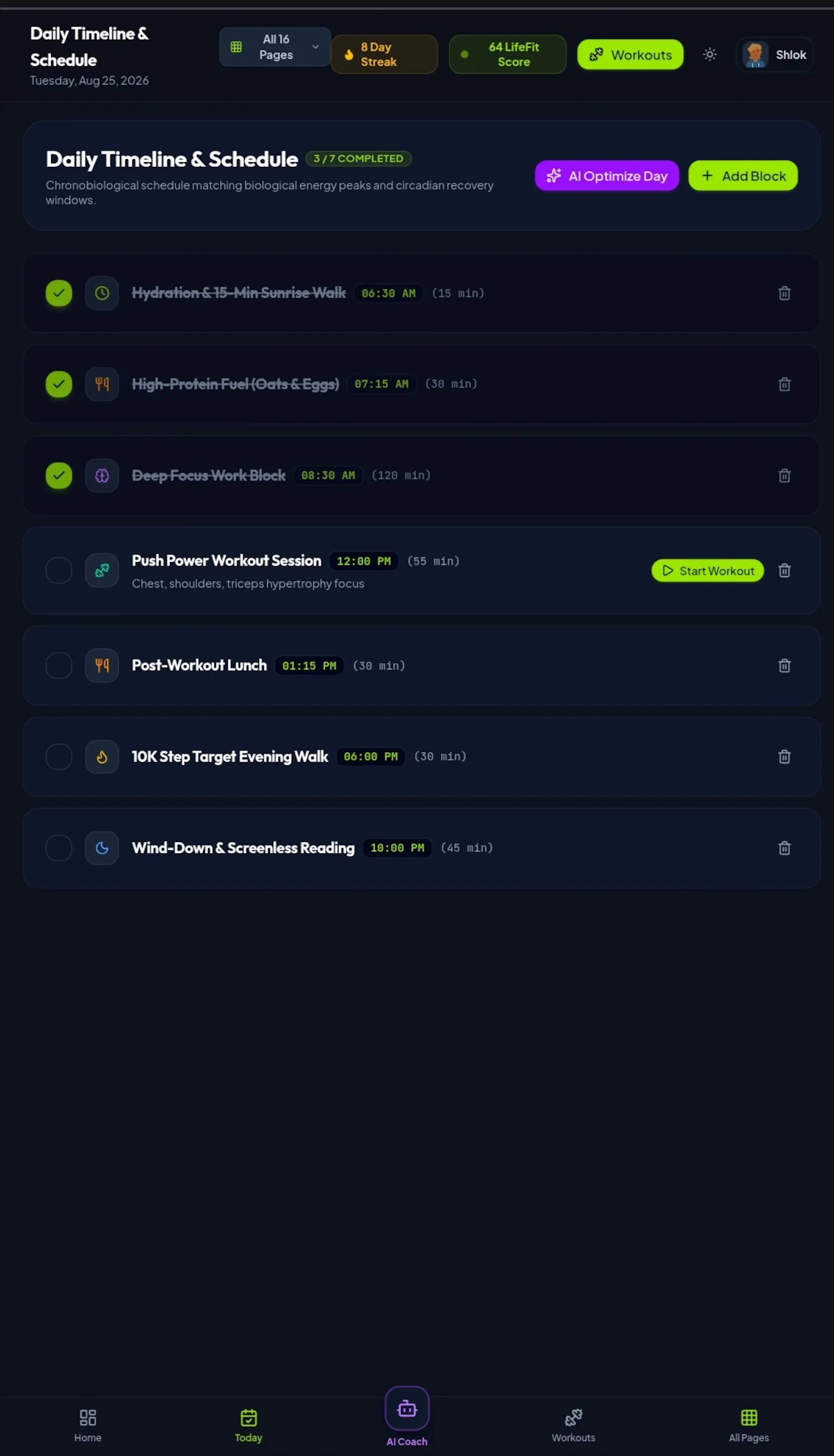 Lifefit AI  screenshot 4