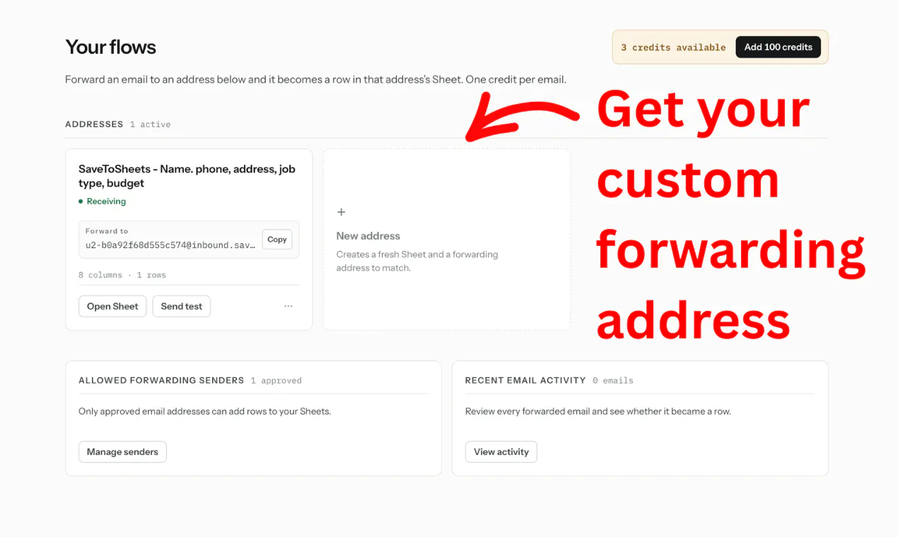 SaveToSheets screenshot 3