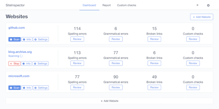 SiteInspector gallery image