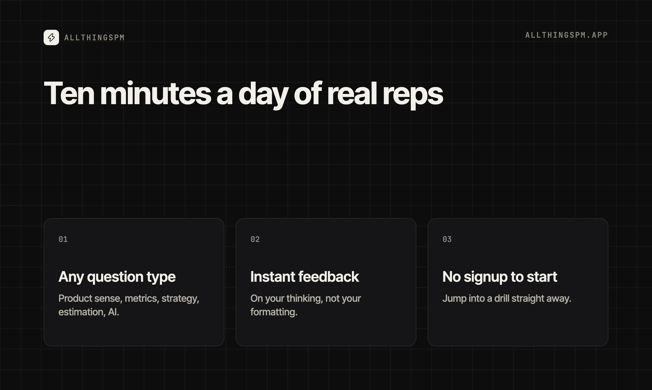 PM Interview Drills by AllthingsPM gallery image