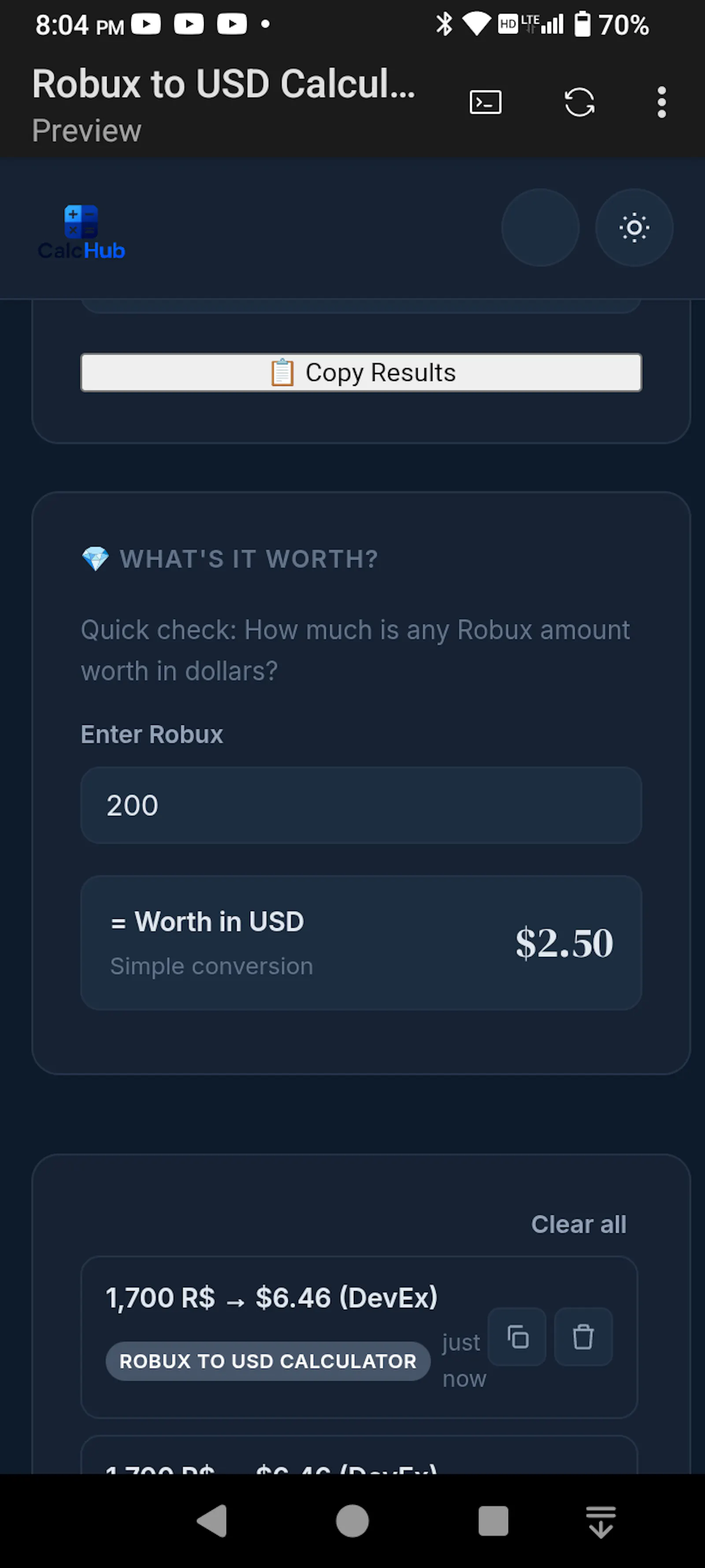 CalcHub  screenshot 8