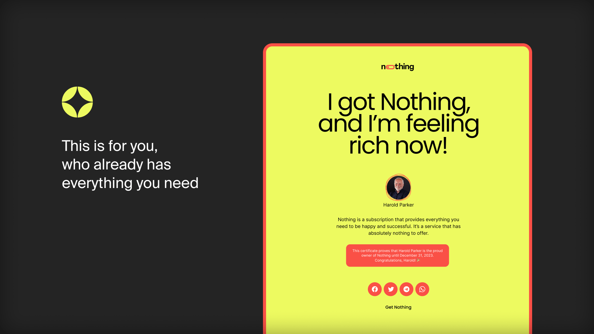 Nothing gallery image