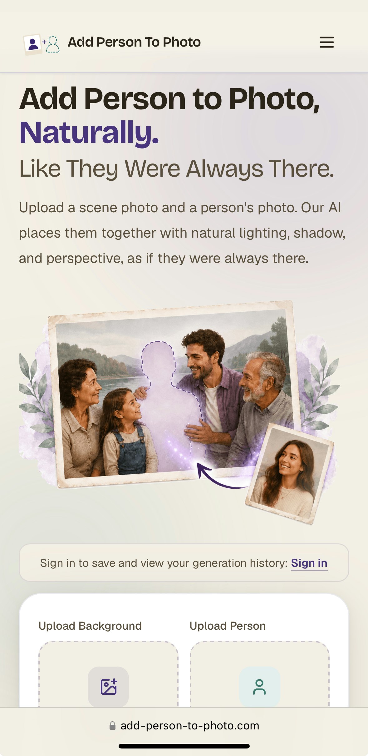 Add Person To Photo gallery image