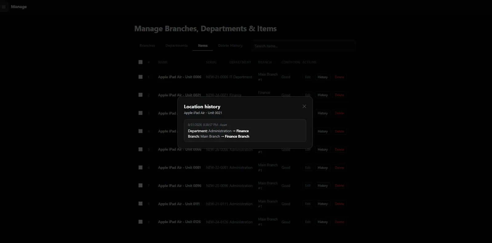 Asset Verifier screenshot 3