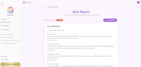 Inner Gem · Daily Awareness Journal gallery image