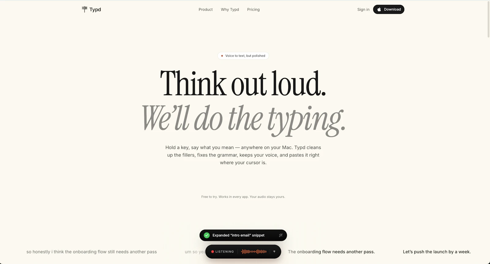 Typd screenshot 1
