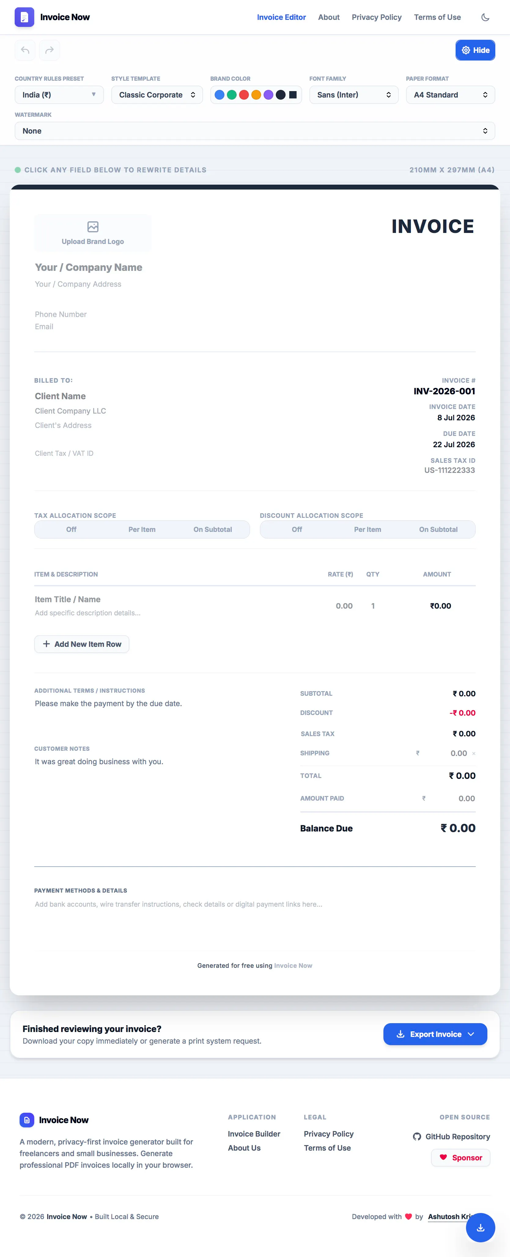Invoice Now gallery image