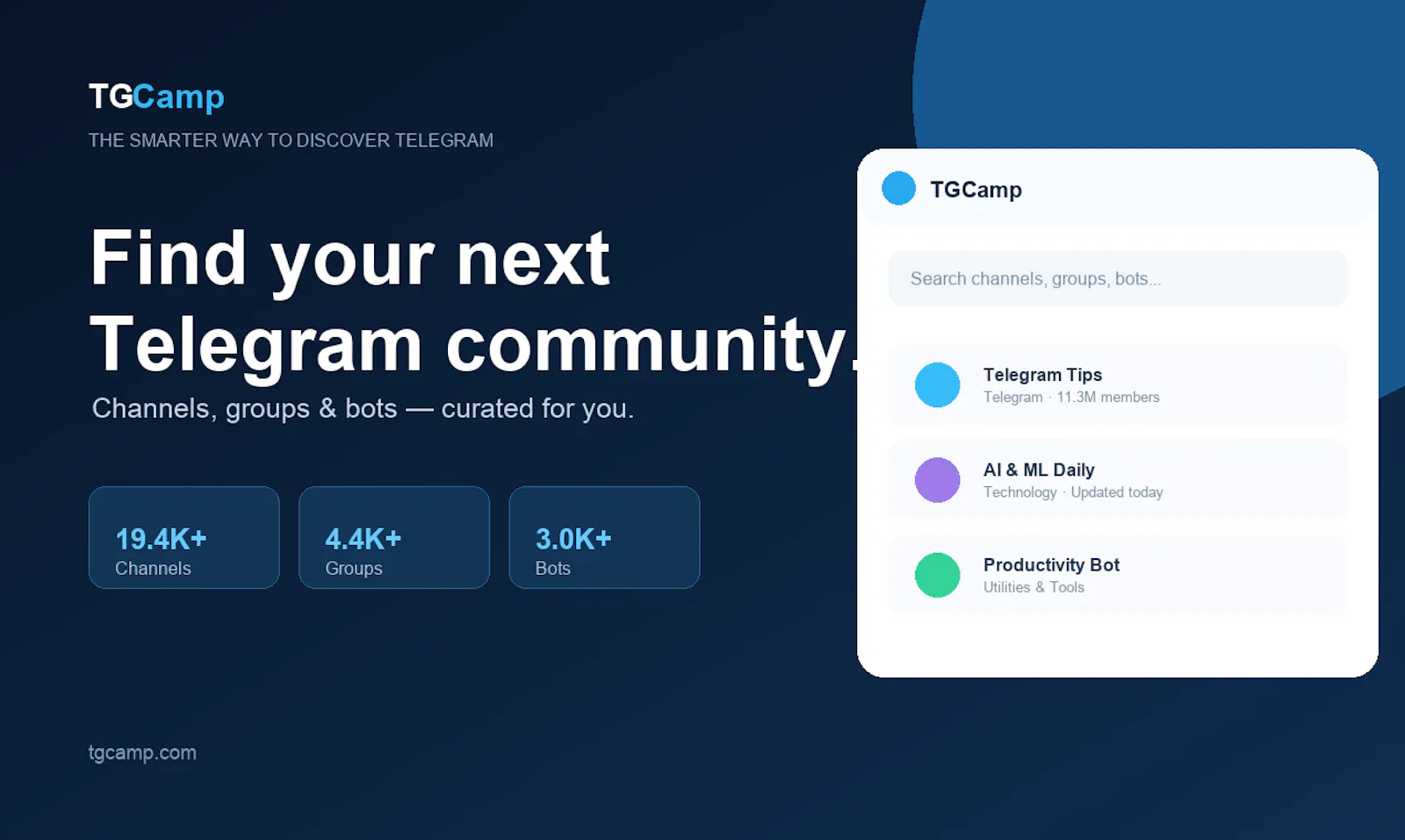 TGCamp screenshot 1