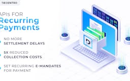 Recurring Payments by Decentro media 2