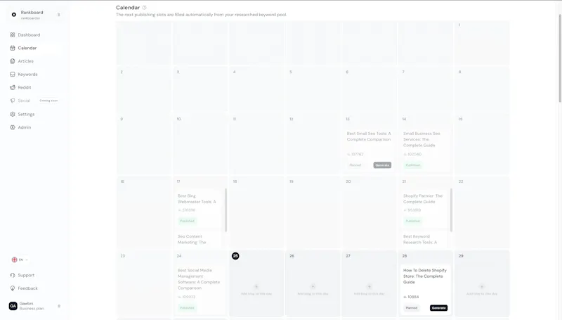 Rankboard screenshot 3