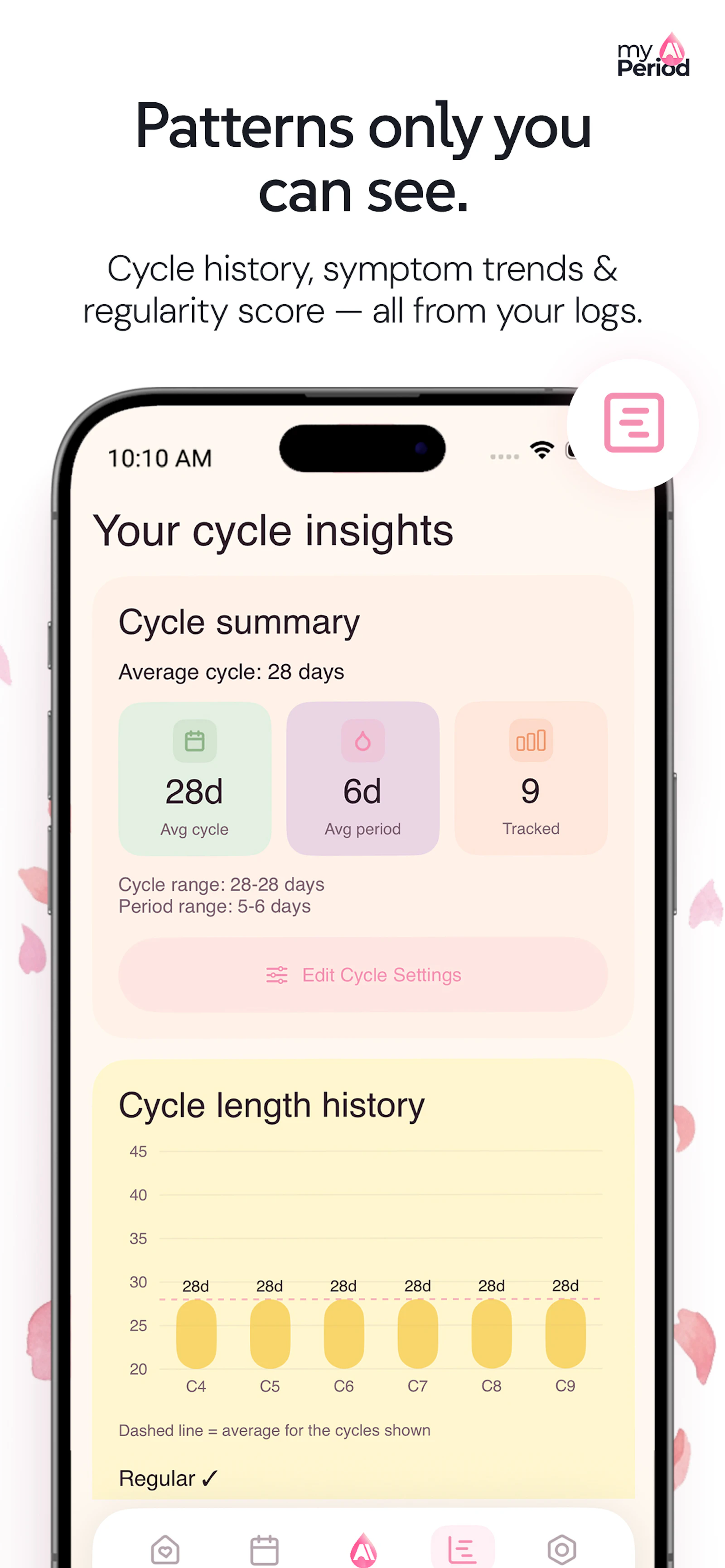 My Period AI: Cycle Tracker screenshot 5