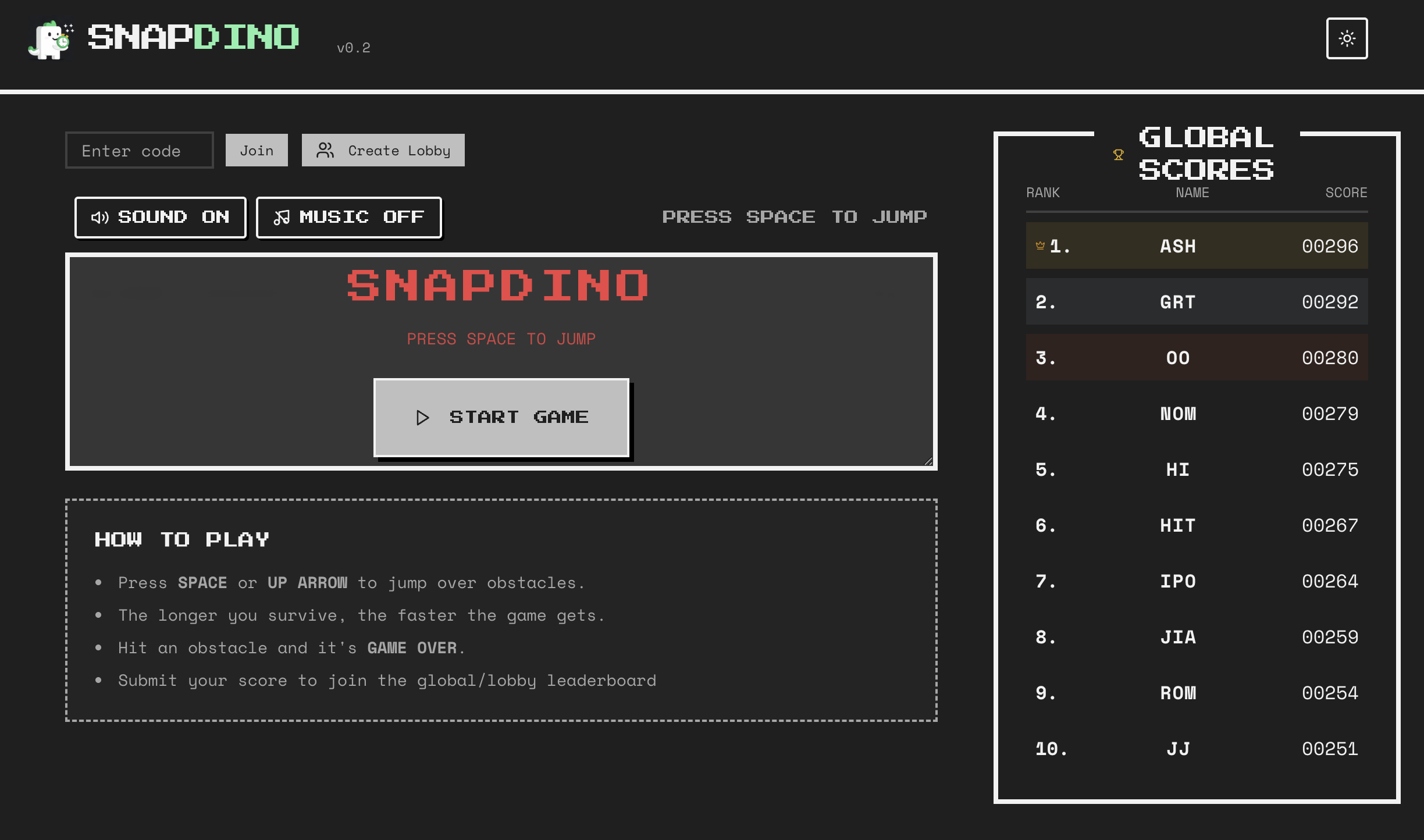 SnapDino: Now Dino can Double Jump gallery image
