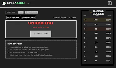 SnapDino: Now Dino can Double Jump gallery image