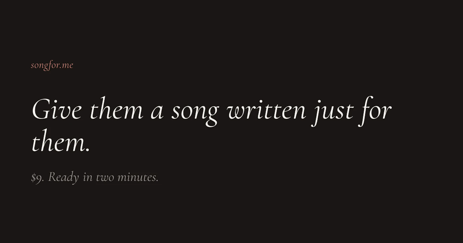 songfor.me screenshot 1