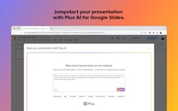 Plus AI for Google Slides media 2