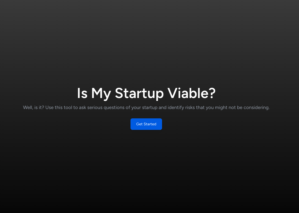 Is My Startup Viable... logo