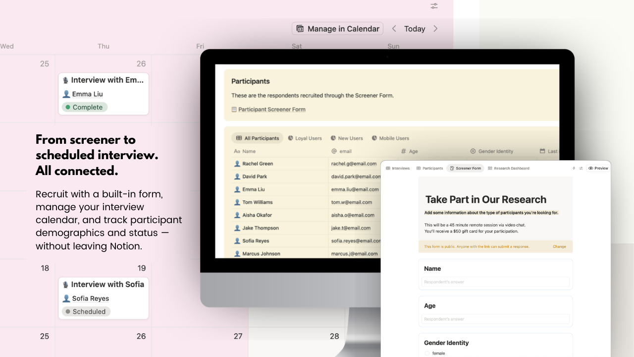 AI Customer Research Hub in Notion gallery image