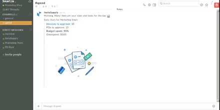 Smart Spend Bot for Slack gallery image