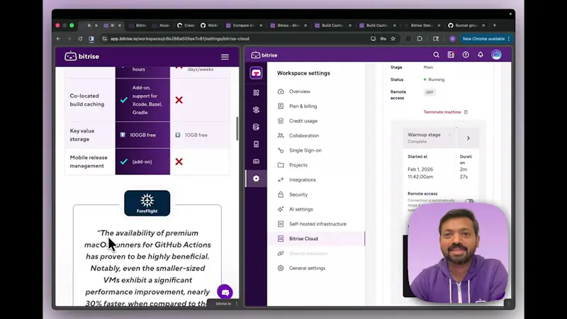 Bitrise Build Hub screenshot 1 (video preview)