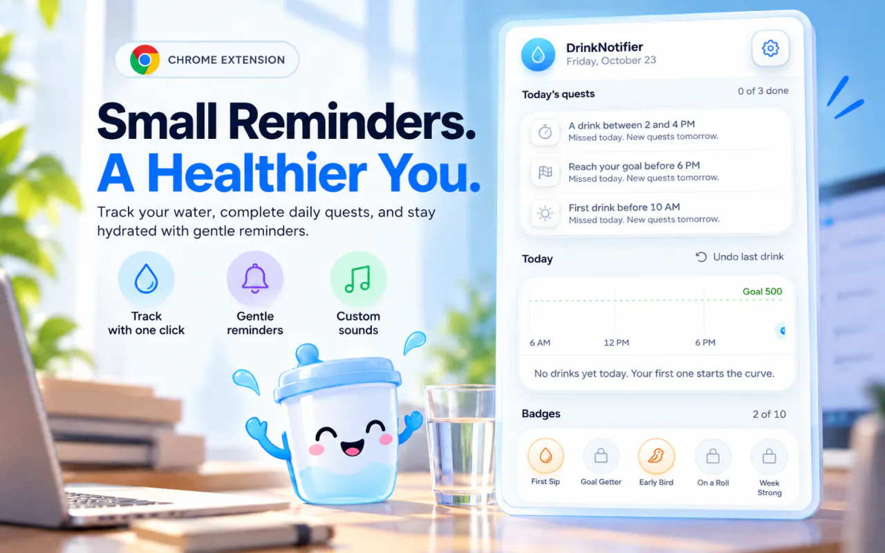 DrinkNotifier: Water Reminder gallery image