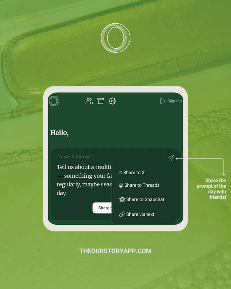 The OurStory App screenshot 3