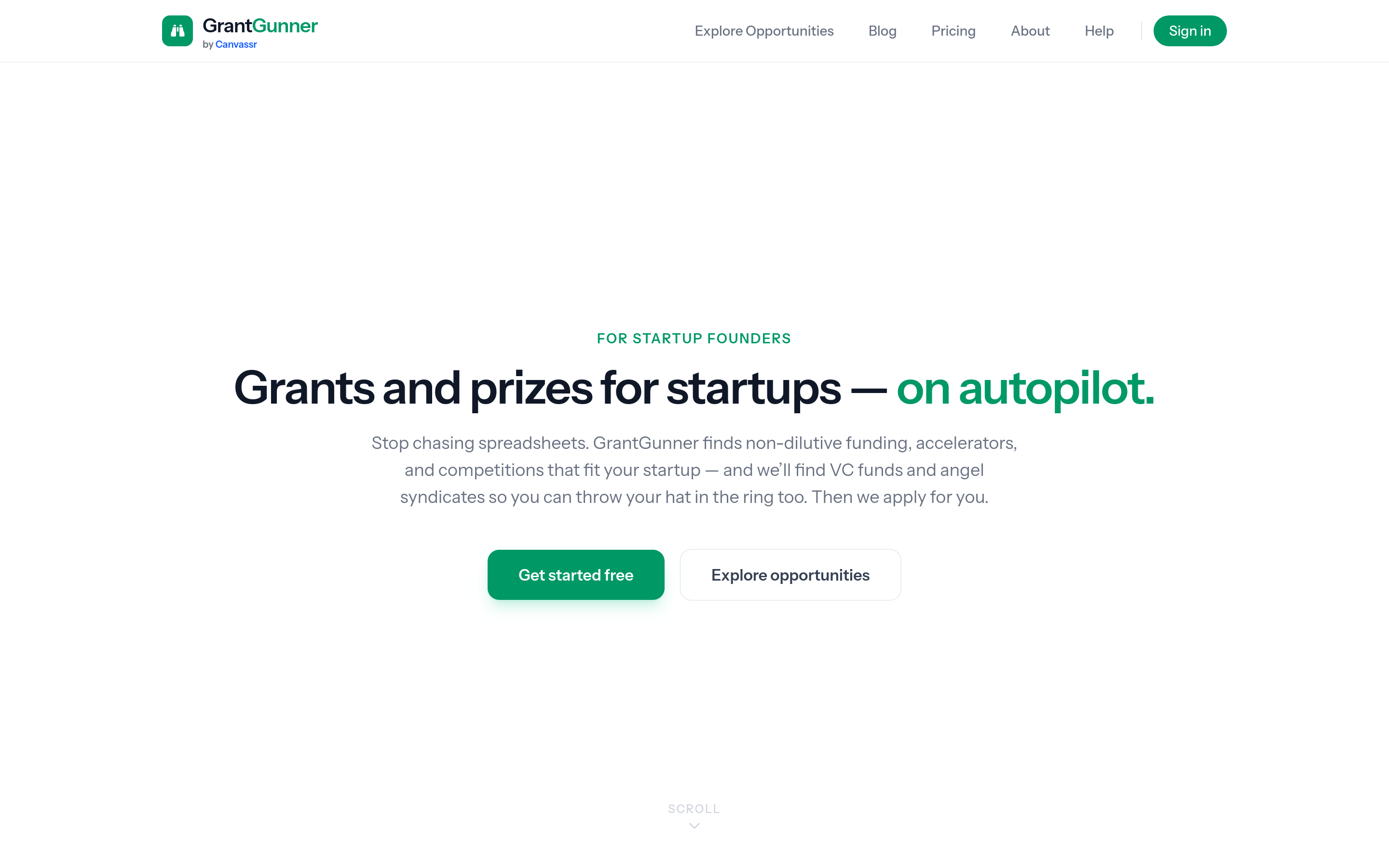 GrantGunner - Screenshot 4 showing product features and functionality