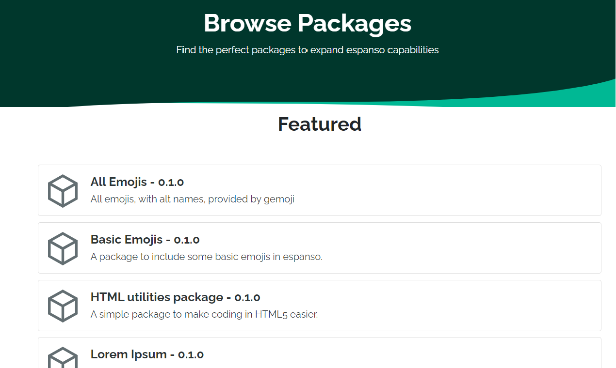 Espanso gallery image