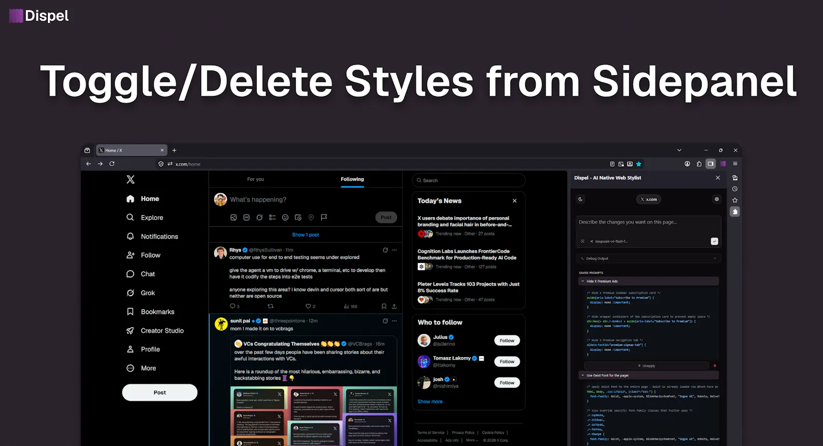 Dispel AI Web Stylist screenshot 4