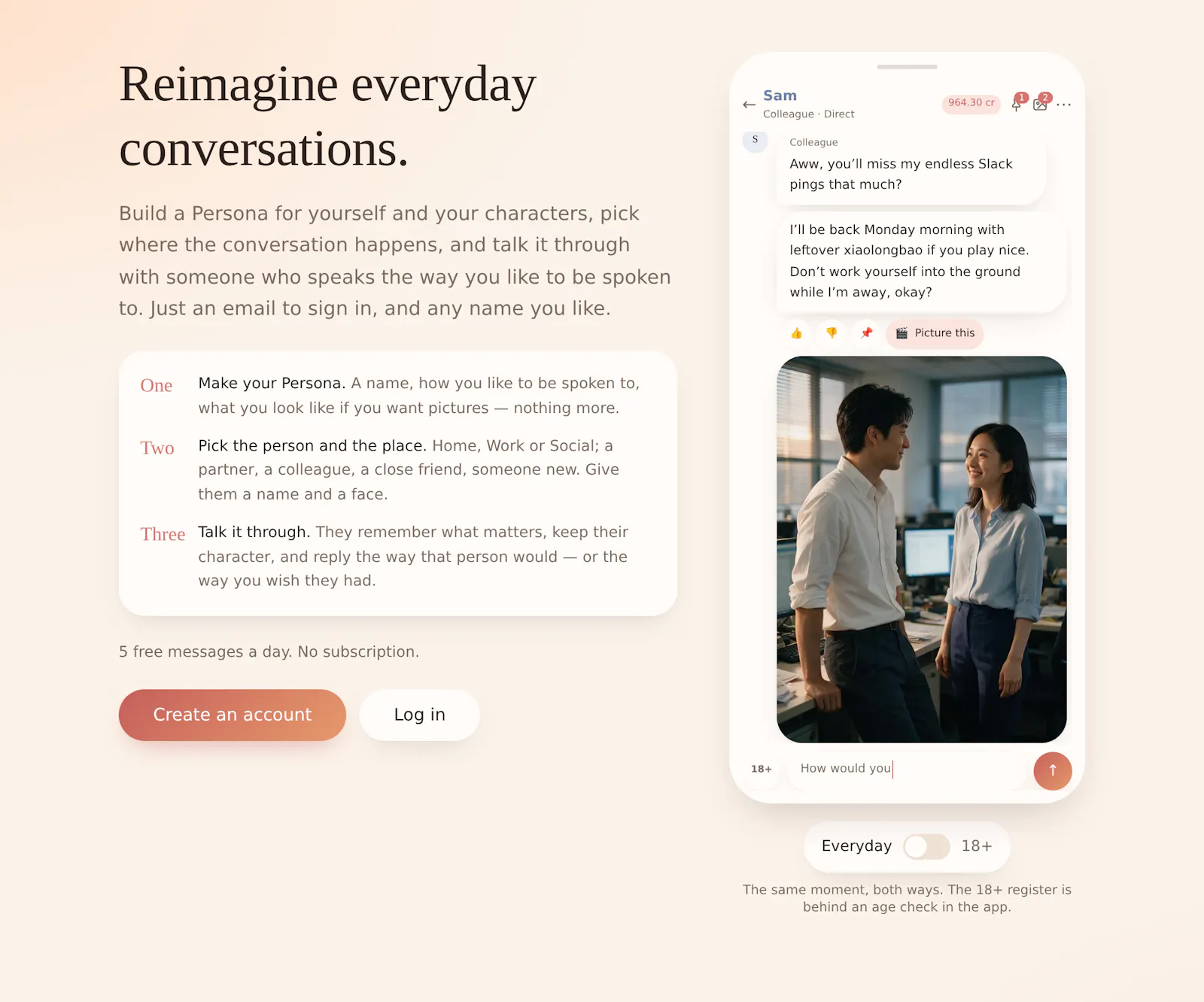 Reimagine screenshot 2