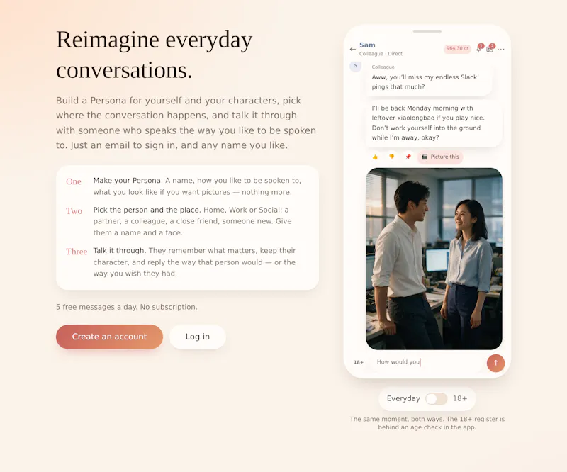 Reimagine screenshot 2