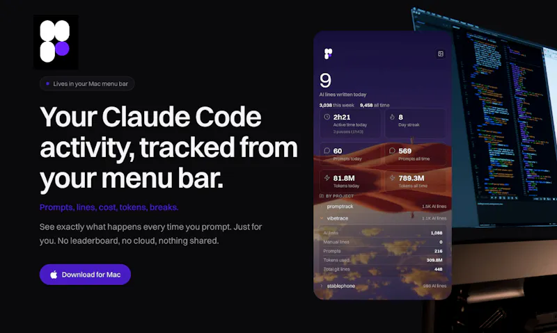 Promptrack screenshot 1
