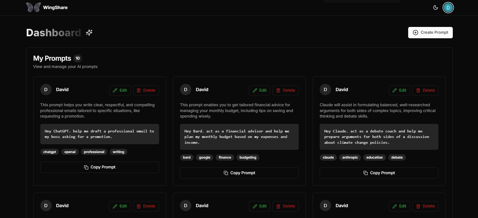 WingShare gallery image